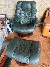 EKORNESS chair and footstool