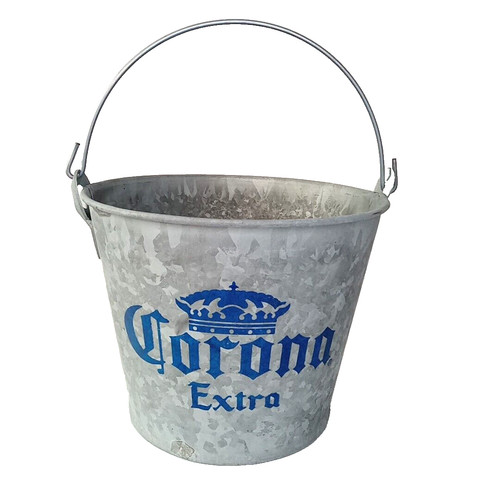 Corona beer bucket metal - bucket,