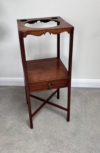Georgian mahogany wash stand - georgian,