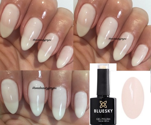 Bluesky gel nail - bluesky, ivory