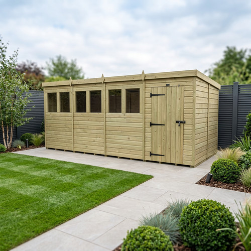Pent shed single - x, 8
