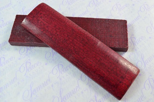 Pair maroon red burlap - pair, of
