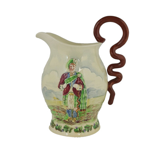 Crown devon musical jug sir - jug, "