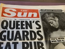 The Sun newspaper 1990