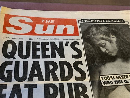 The sun newspaper - newspaper, 1990