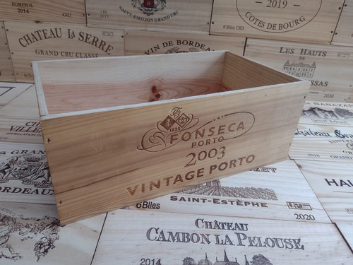 Wooden wine box - wooden, crate