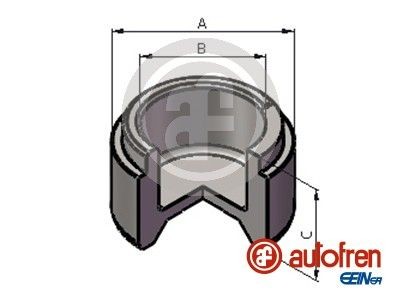 D025519 front axle piston - front,