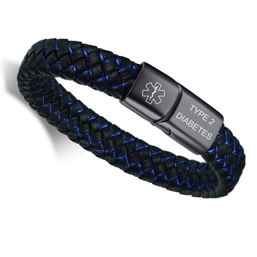 Medical alert leather - alert, pu