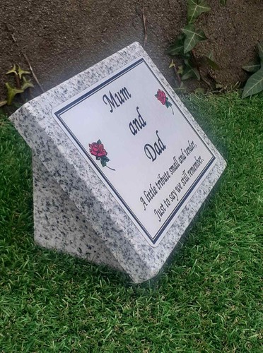 Personalised granite memorial - personalised,