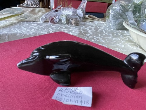 Rainbow obsidian stone carved - rainbow,