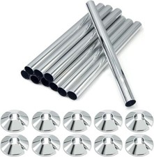 10 X  NEW CHROME RADSNAPS