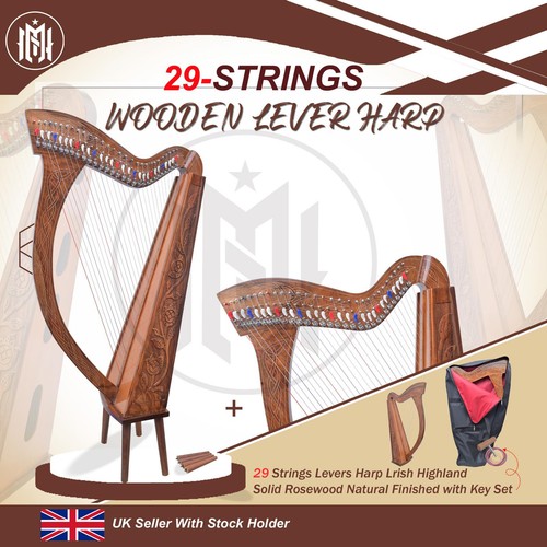 Strings levers harp irish - 29,