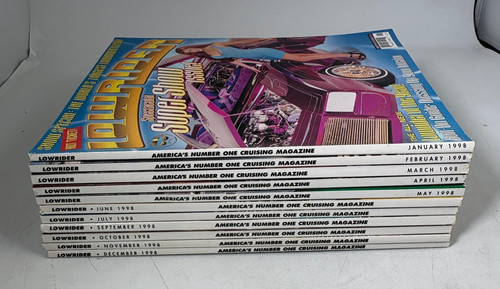Lowrider magazine 1998 lot - lowrider,