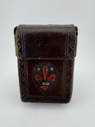 1950s italian leather case - 1950s,