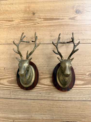 Vintage brass stag deer - stag,