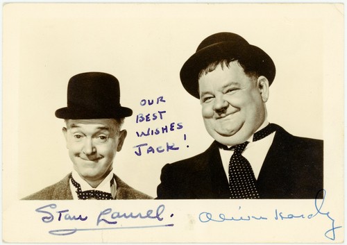 Oliver hardy stan - laurel, ~