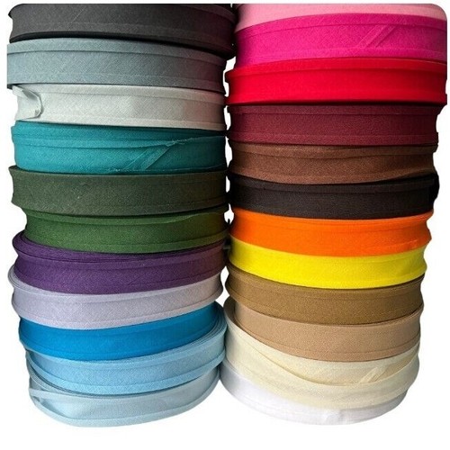 Cotton bias binding wide - cotton, 25