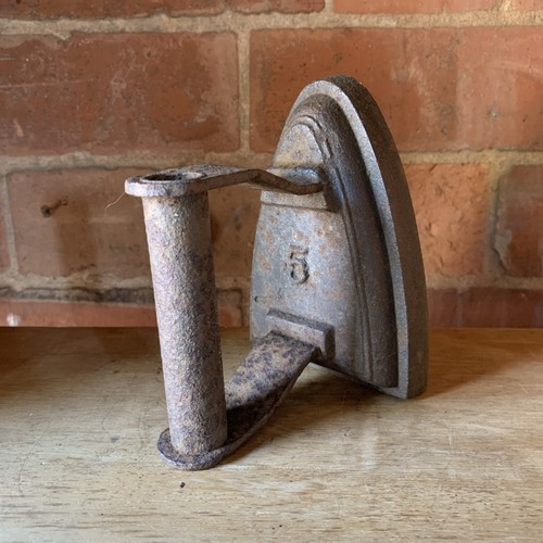 Antique cast iron flat - cast,