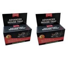 Rentokil Advanced Mouse Traps 2 Pack – Reusable Strong Snap Traps – Pest Control