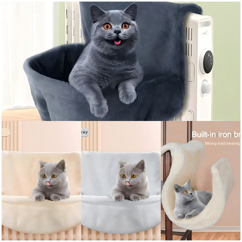 Cat radiator bed warm winter - bed,