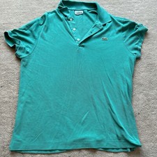 Lacoste Green Polo Shirt Size Large