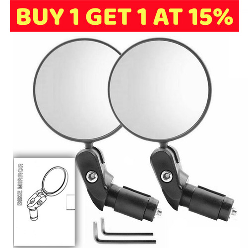 Bicycle bar end mirror - bar, 360°