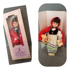 Regency Fine Arts Porcelain Doll Little Red Riding Hood New Boxed
