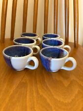 6 Dartington Studio Pottery Small Cups Expresso Cups Grayshott Pottery