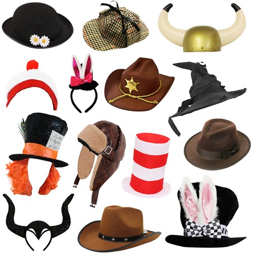 Book characters hats school - book,