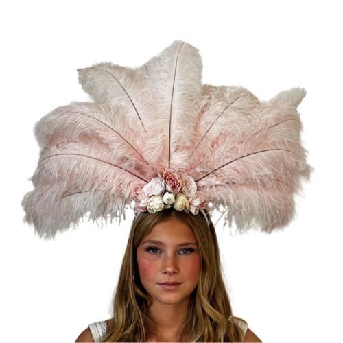 Ostrich feather blondine - ostrich,