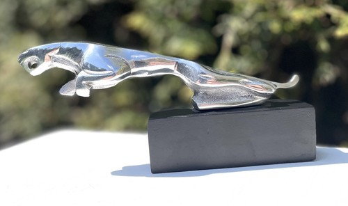 Jaguar car mascot hood - car,