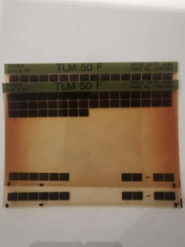 Honda tlm f microfiche - tlm, 50