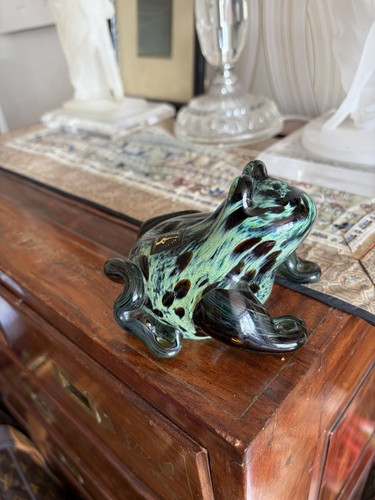 Langham glass handmade frog - glass,