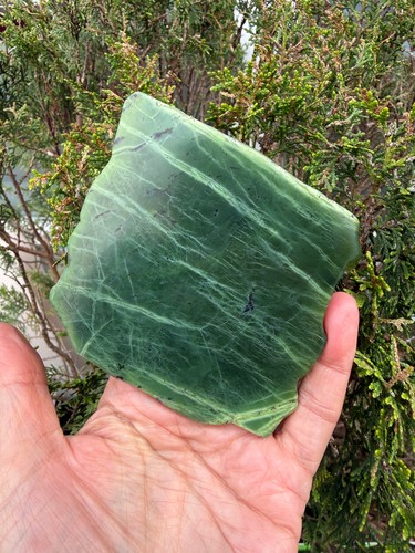 Jade slice authentic crystal - slice,