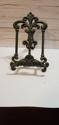 Ornate cast iron easel - ornate,