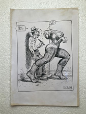 ROBERT CRUMB drawing and