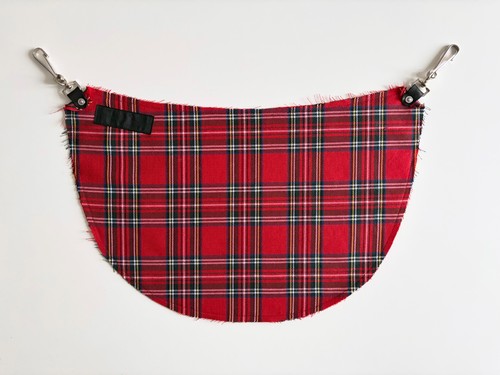 Custom made tartan bum flap - tartan, 'bum