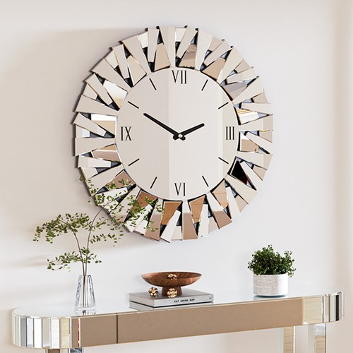 Large round sunburst glass - large,