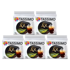 Tassimo Coffee Pods L'or Americano 100% Brazilian 5 Packs (Total 80 Drinks)