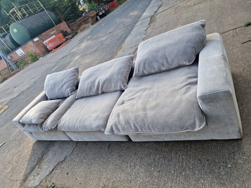 Seater grey sofa high - 4,