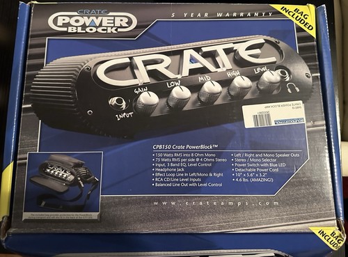 Crate powerblock guitar amp - crate,