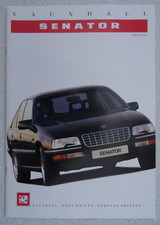 VAUXHALL SENATOR Brochure 1989: 2.5i, 3.0i, CD. Specifications. 32 pages.