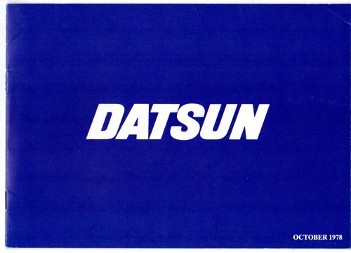 Datsun nissan range - datsun,
