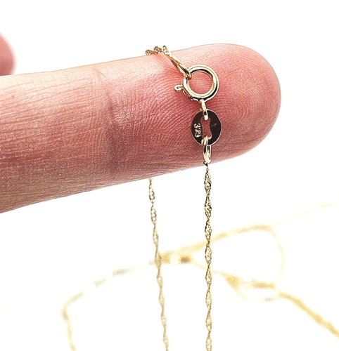Gold chain necklace 375 - gold,