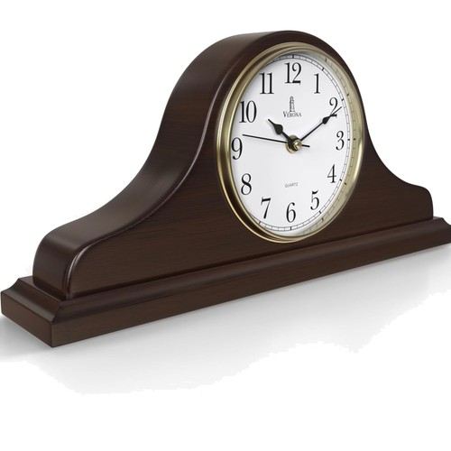 Mantel clock battery operated - clock,