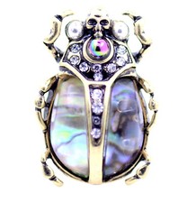 Goth Style Beetle and Skull