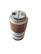 SAROME JAPANESE VINTAGE POST-MODERN/SPACE AGE, TABLE LIGHTER GOLD/SILVER GC