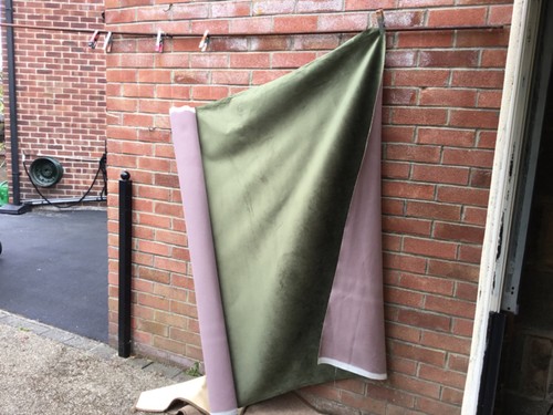 Meter velvet fabric remnant - 1,