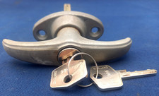 NOS Genuine Land Rover Series 2 2a 3 Catflap Rear Tailgate Handle & Keys -306461