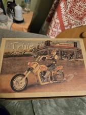 Robert shields motorcycle figurine "Trixie The KAT MOTORCYCLE" hand-painted BOX